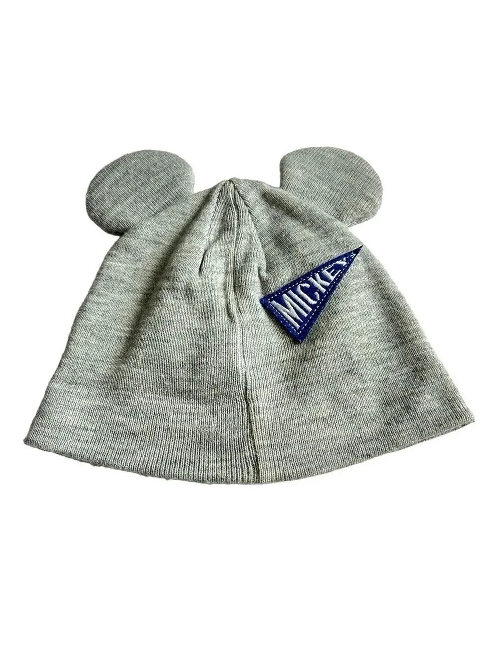 Disney Mickey Ears‎ Gray Knit Hat Kids M/L 7-10 yrs